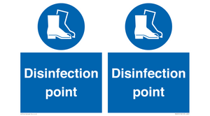 Disinfection point